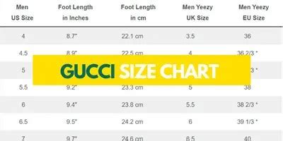 gucci shoe size chart|gucci shoes sizes vs us.